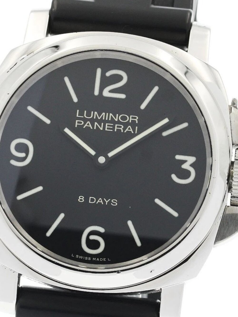 PANERAI Luminor Base 8DAYS Acciaio PAM00560 Hand Winding Men's Watch